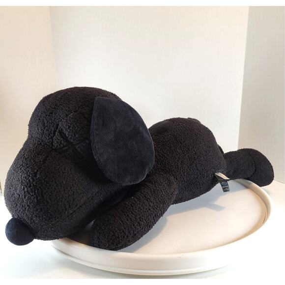 KAWS x Peanuts Snoopy Black Plush 20" Uniqlo Collab Limited Edition Stuffed Toy - Picture 4 of 16